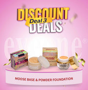 (EYEONE DEAL 3 )MOOSE BASE & POWDER FOUNDATION